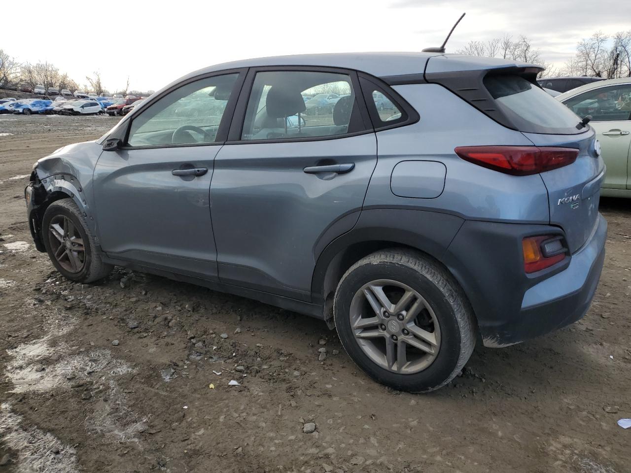 2020 Hyundai Kona VIN KM8K12AA4LU474843 Copart auction photo, front end / minor dent/scratches damage thumbnail 2