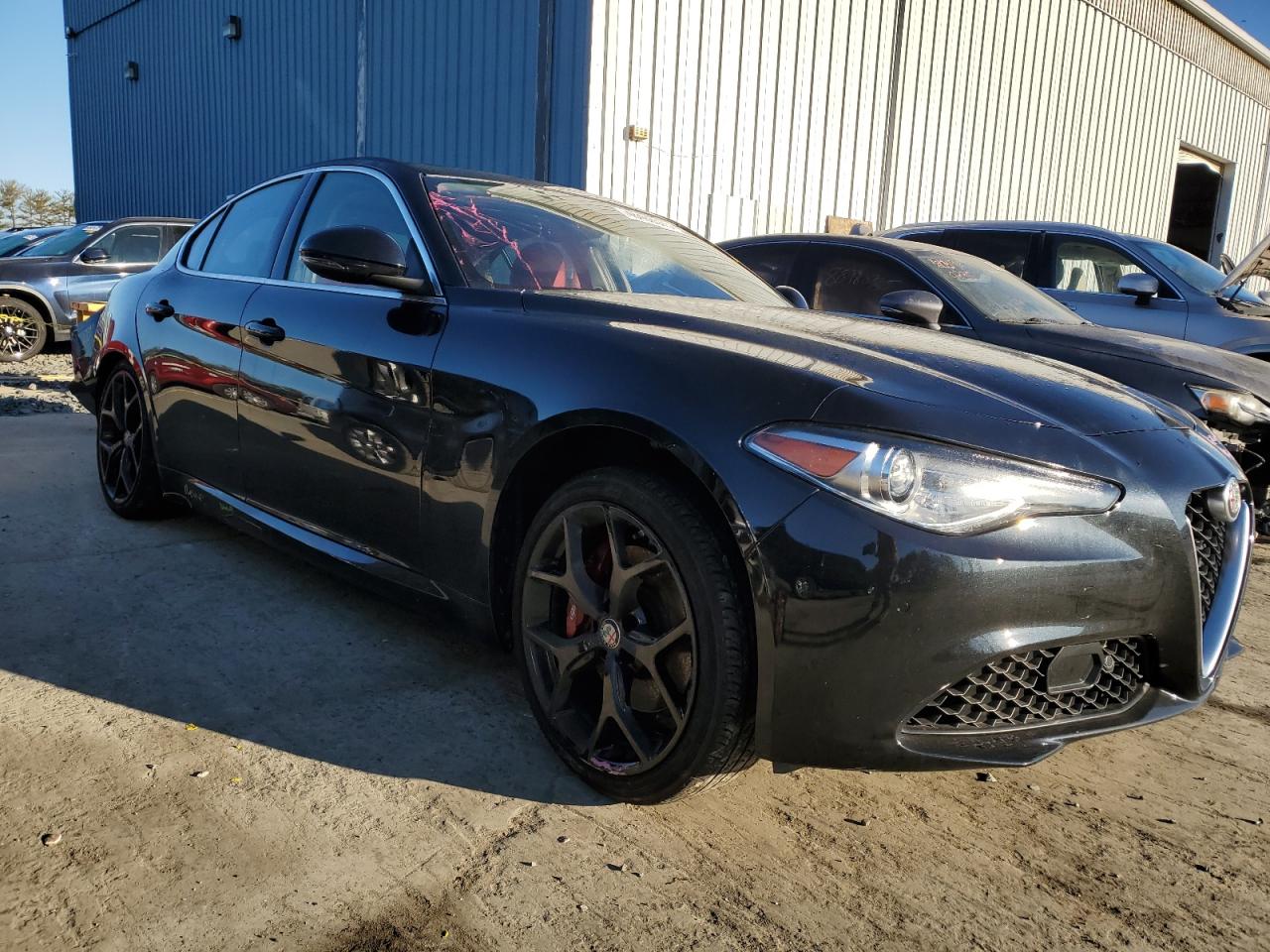 2021 Alfa Romeo Giulia VIN ZARFANBN4M7645427 Copart auction photo, rear end / undercarriage damage thumbnail 4