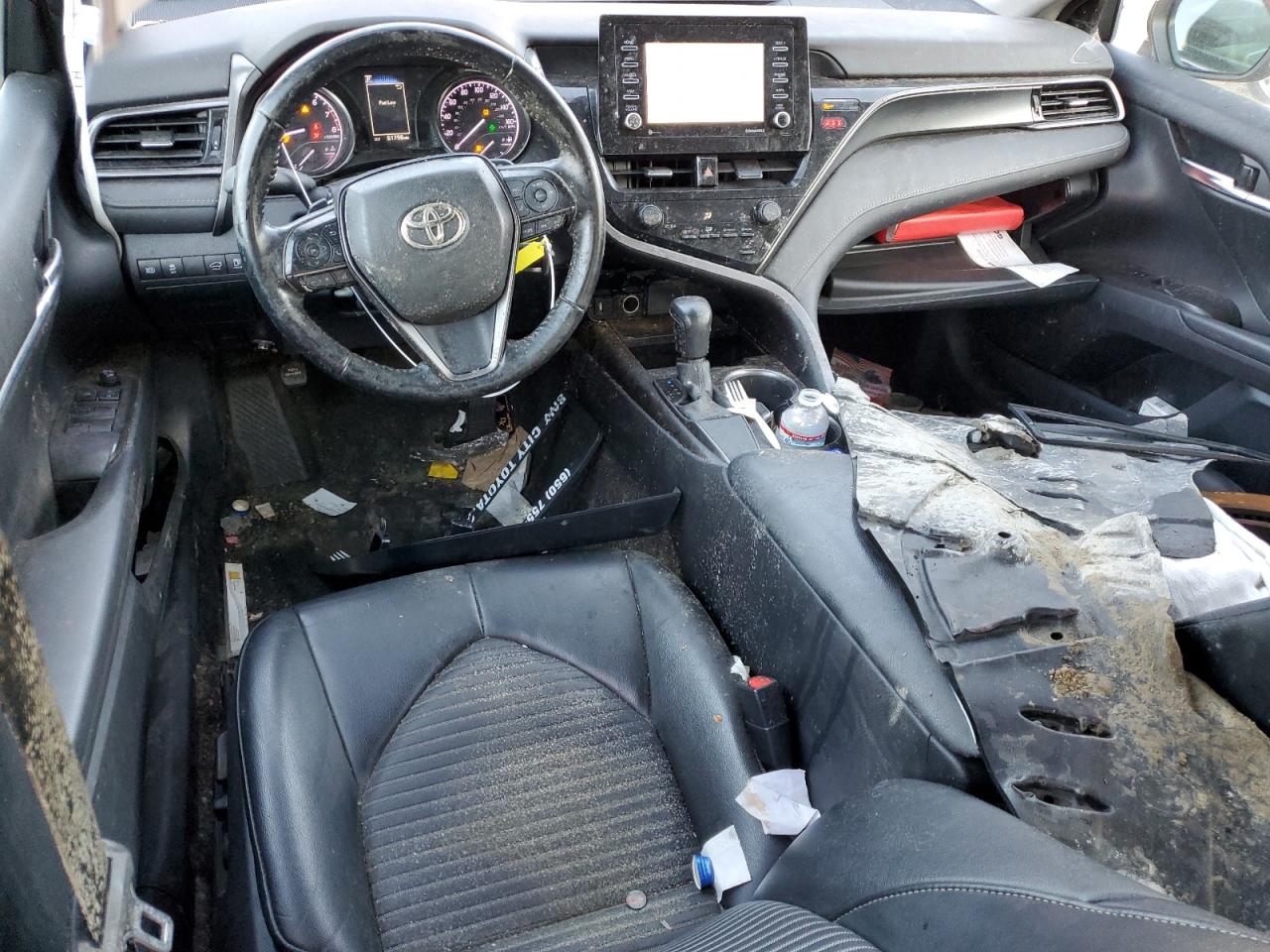 2021 Toyota Camry VIN 4T1G11AK6MU474059 Copart auction photo, front end / undercarriage damage thumbnail 8