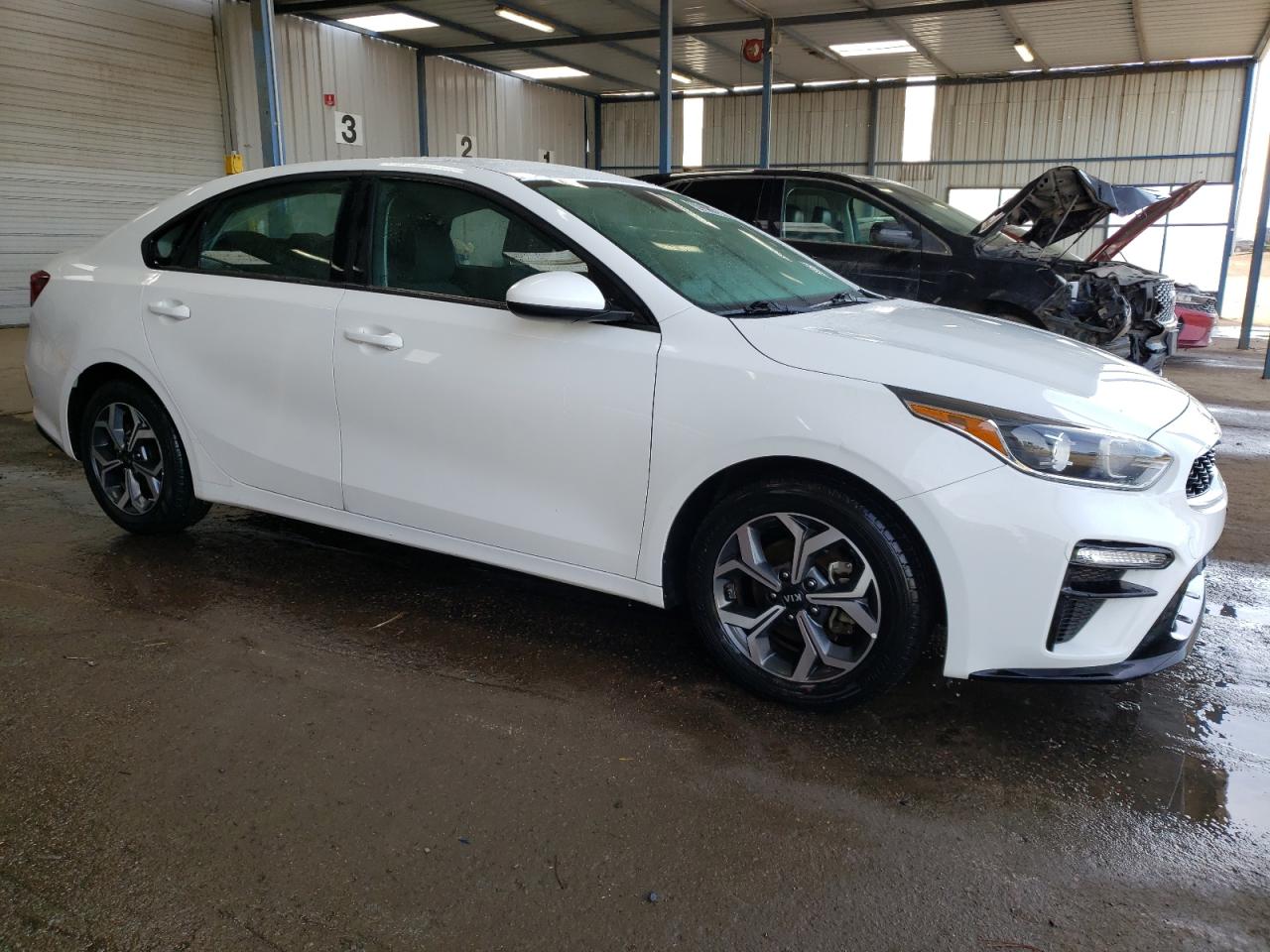2021 KIA Forte VIN 3KPF24AD3ME362527 Copart auction photo, side damage thumbnail 4