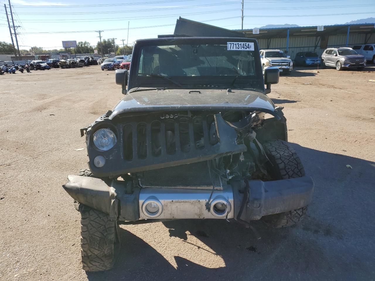 2015 Jeep Wrangler VIN 1C4BJWEG4FL642291 Copart auction photo, front end / rear end damage thumbnail 5