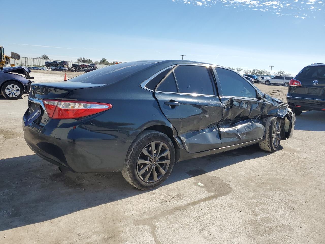 2017 Toyota Camry VIN 4T1BF1FK3HU741572 Copart auction photo, all over damage thumbnail 3