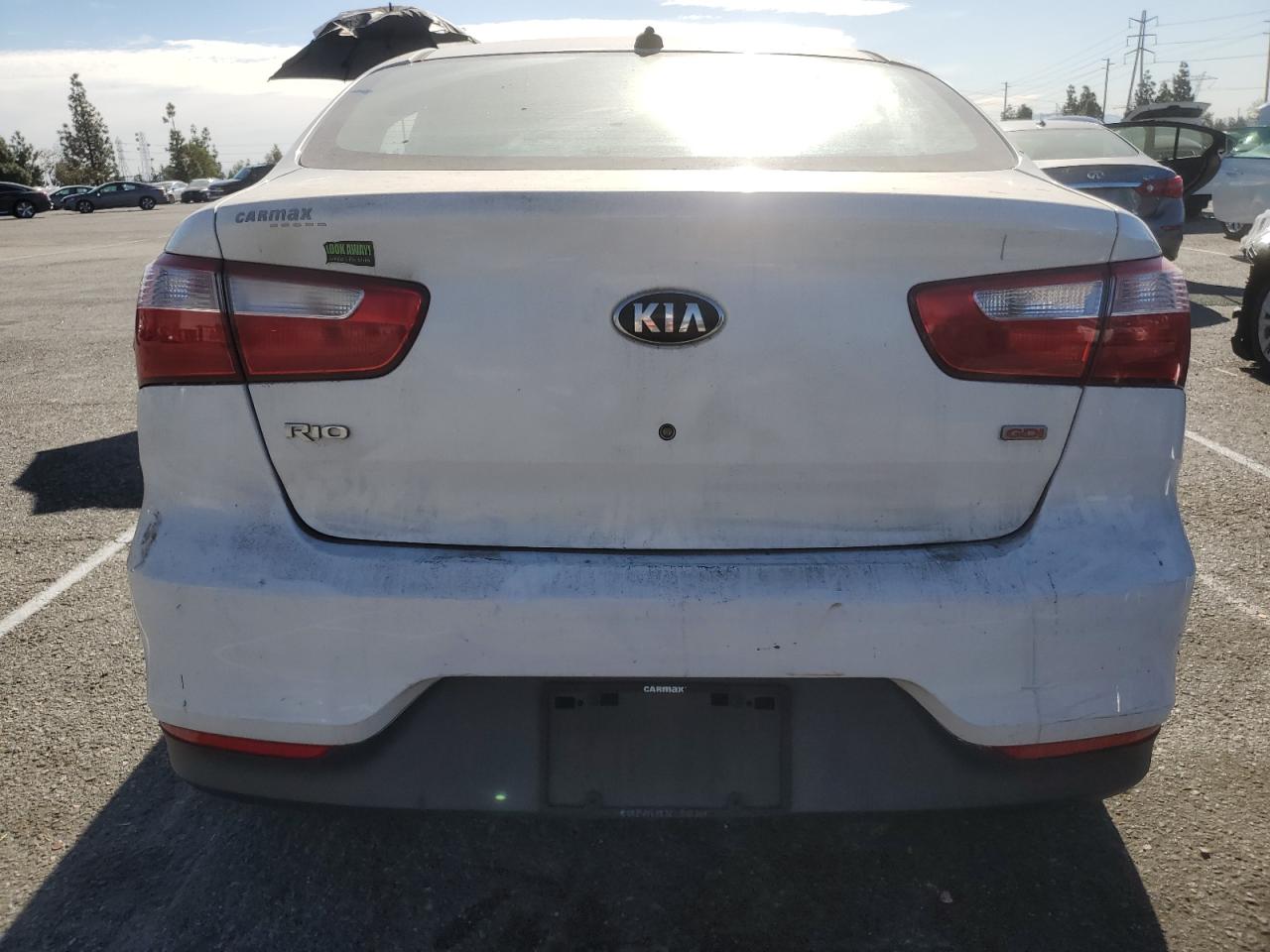 2017 KIA Rio VIN KNADM4A32H6025946 Copart auction photo, vandalism / stripped damage thumbnail 6