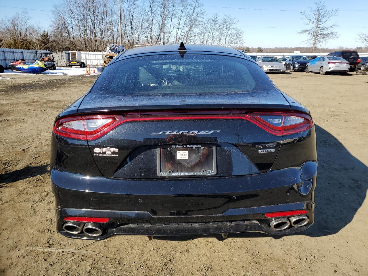 2020 KIA Stinger VIN KNAE15LA6L6080391 Copart auction photo, front end damage thumbnail 6