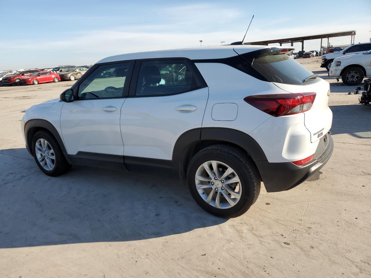 2023 Chevrolet TrailBlazer VIN KL79MMS23PB198778 Copart auction photo, side / hail damage thumbnail 2