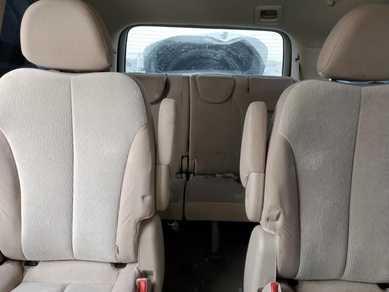 2012 KIA Sedona VIN KNDMG4C76C6487087 Copart auction photo, rear end damage thumbnail 10