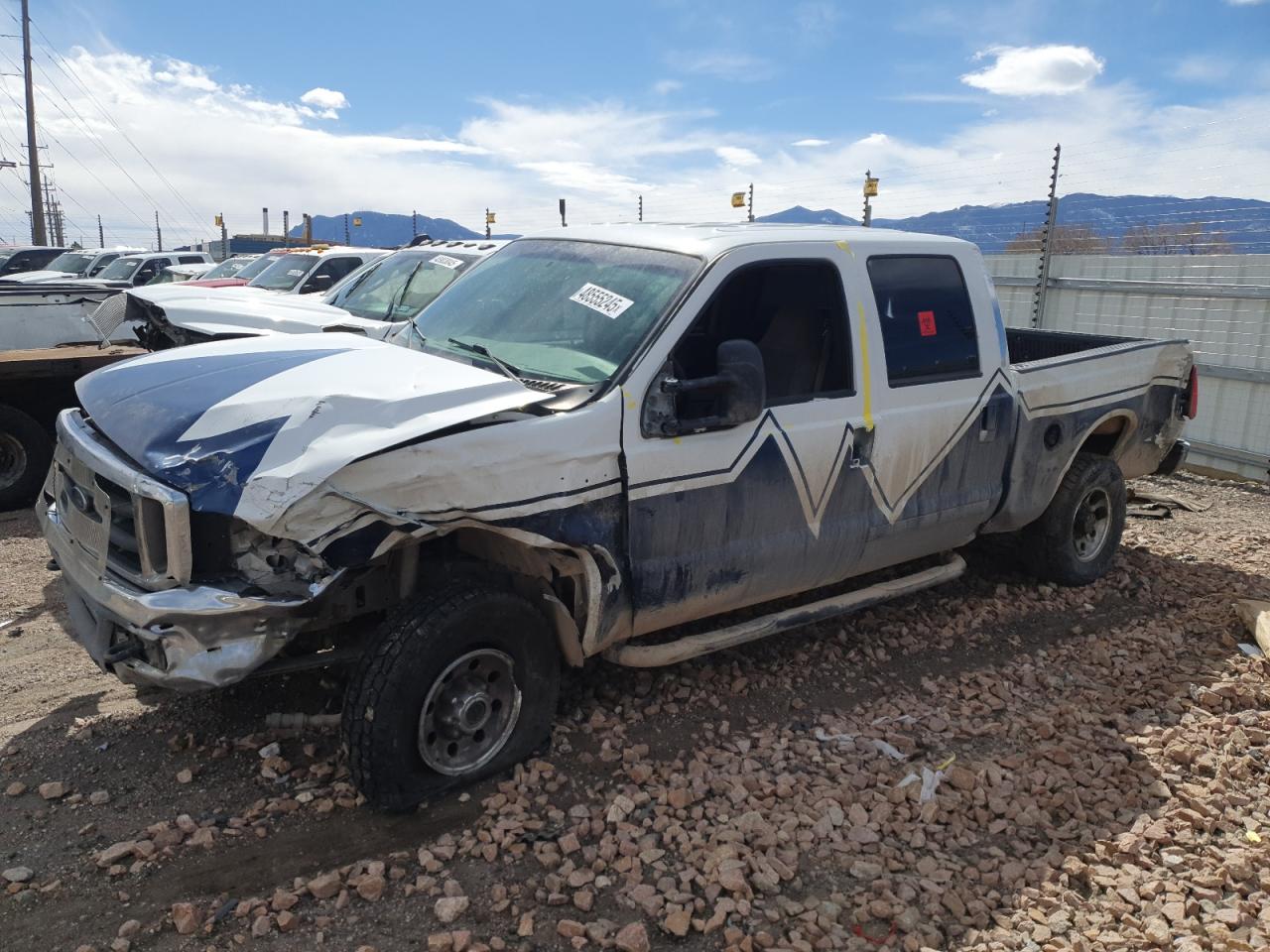 2001 Ford F250 VIN 3FTNW21F01MA02509