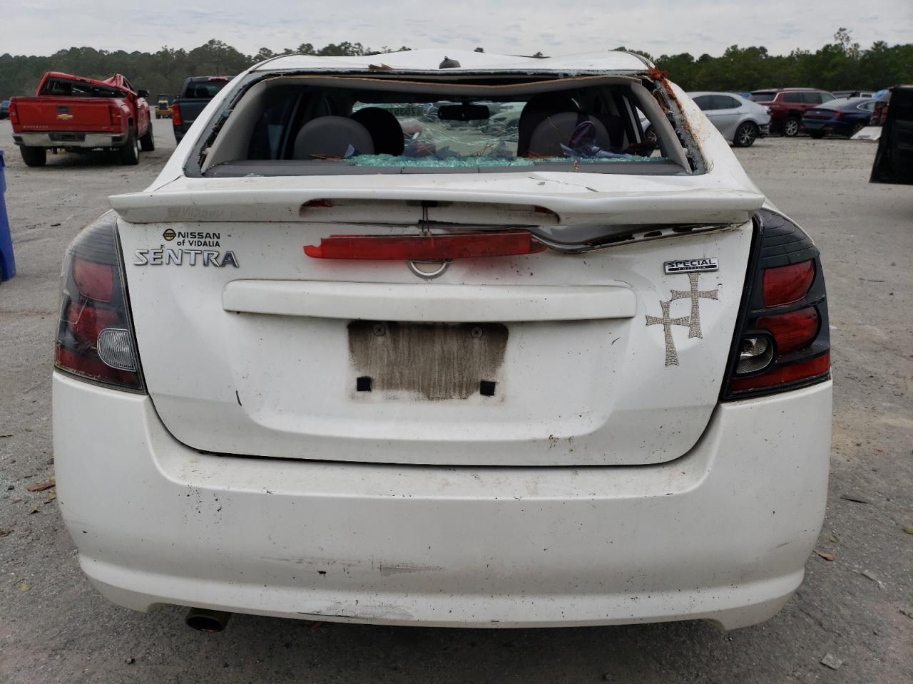 2012 Nissan Sentra VIN 3N1AB6AP2CL707219 Copart auction photo, top/roof / minor dent/scratches damage thumbnail 6