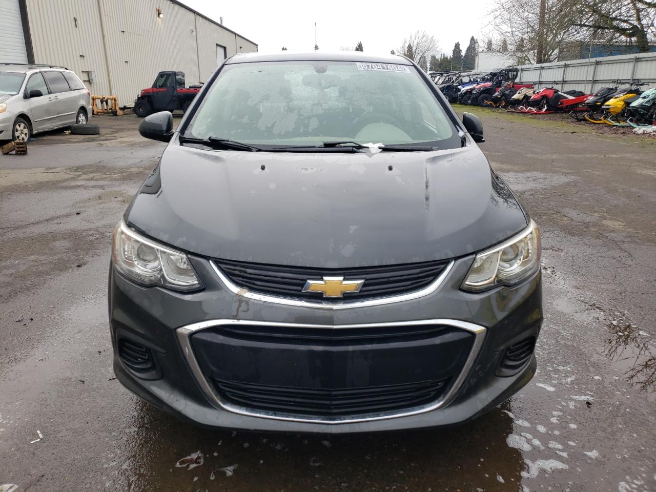 2019 Chevrolet Sonic VIN 1G1JD5SBXK4100776 Copart auction photo, mechanical damage thumbnail 5
