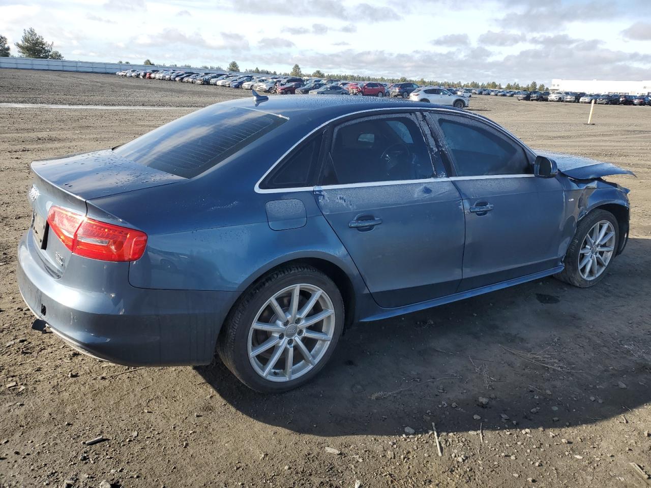 2015 Audi A4 VIN WAUFFAFL2FN022106 Copart auction photo, front end / side damage thumbnail 3