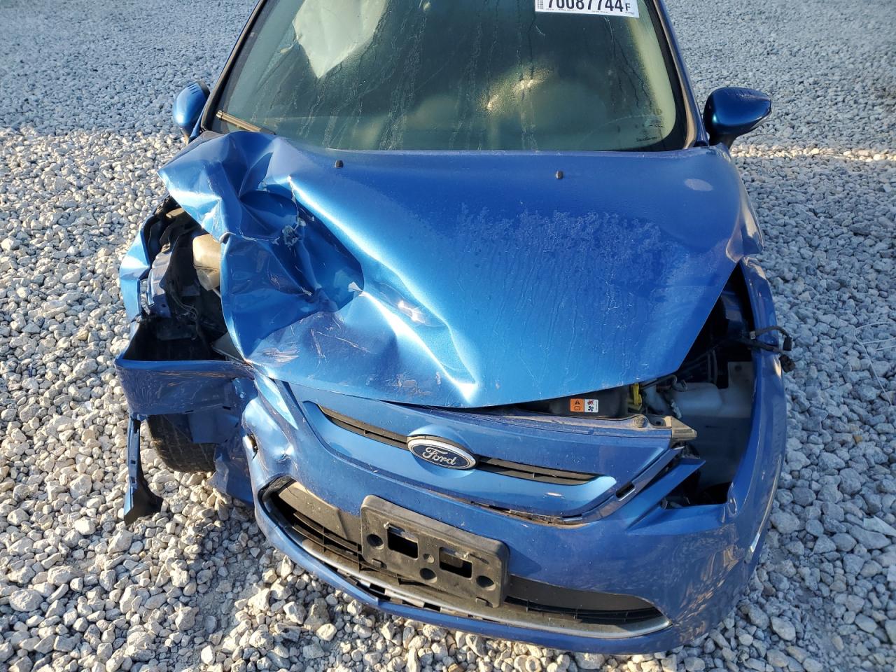 2011 Ford Fiesta VIN 3FADP4FJ8BM172724 Copart auction photo, front end / side damage thumbnail 12
