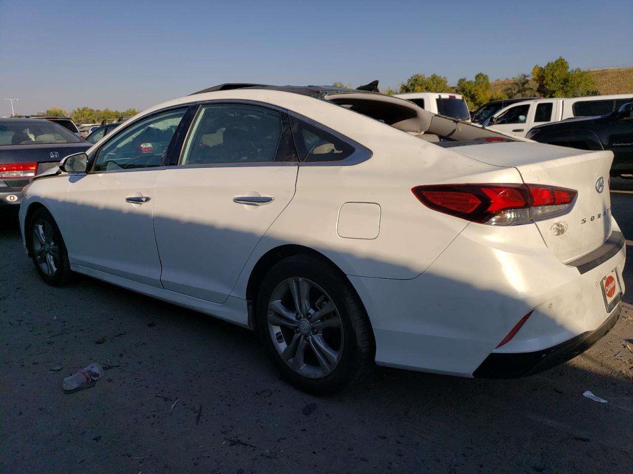 2019 Hyundai Sonata VIN 5NPE34AF1KH790793 Copart auction photo, front end / rollover damage thumbnail 2