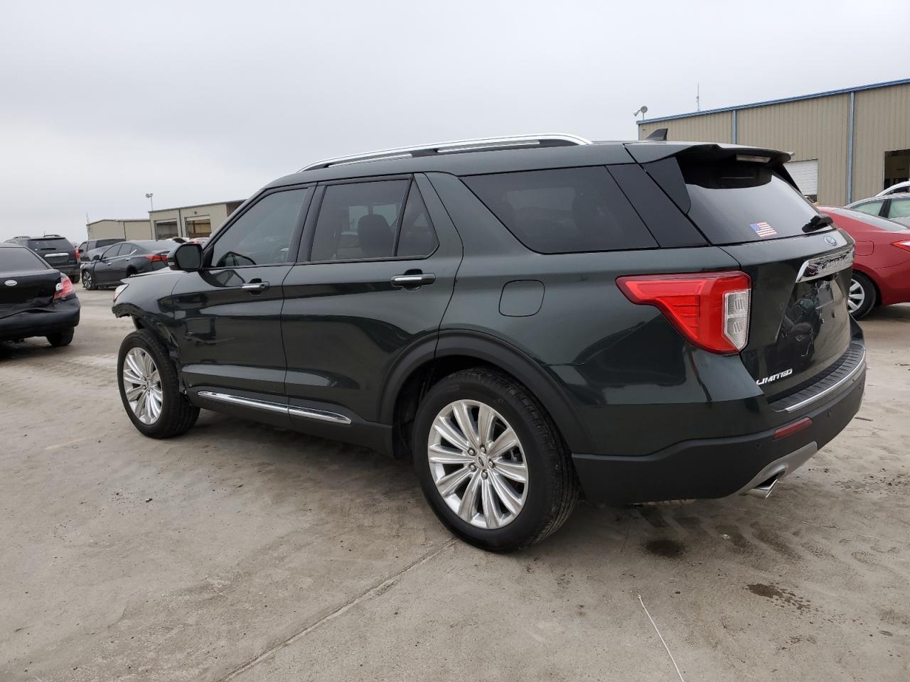 2023 Ford Explorer VIN 1FMSK7FH1PGB50771 Copart auction photo, front end / hail damage thumbnail 2
