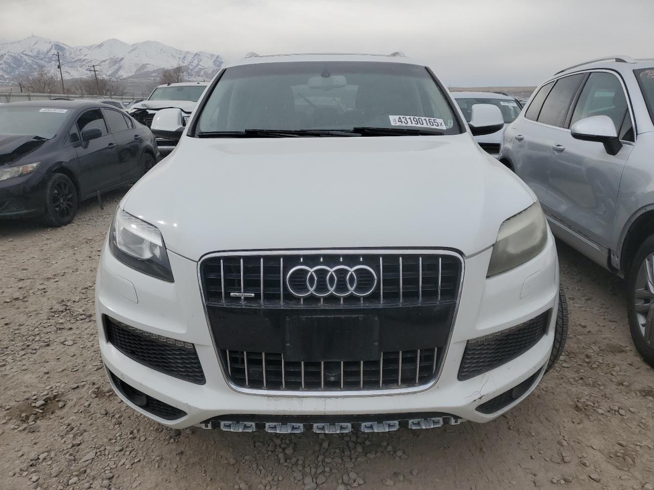 2015 Audi Q7 VIN WA1DGAFE3FD030403 Copart auction photo, mechanical damage thumbnail 5