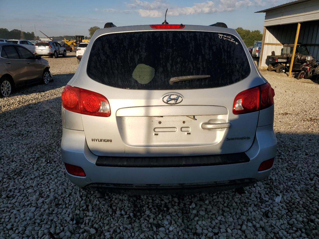 2009 Hyundai Santa Fe VIN 5NMSG13D99H330564 Copart auction photo, front end / side damage thumbnail 6