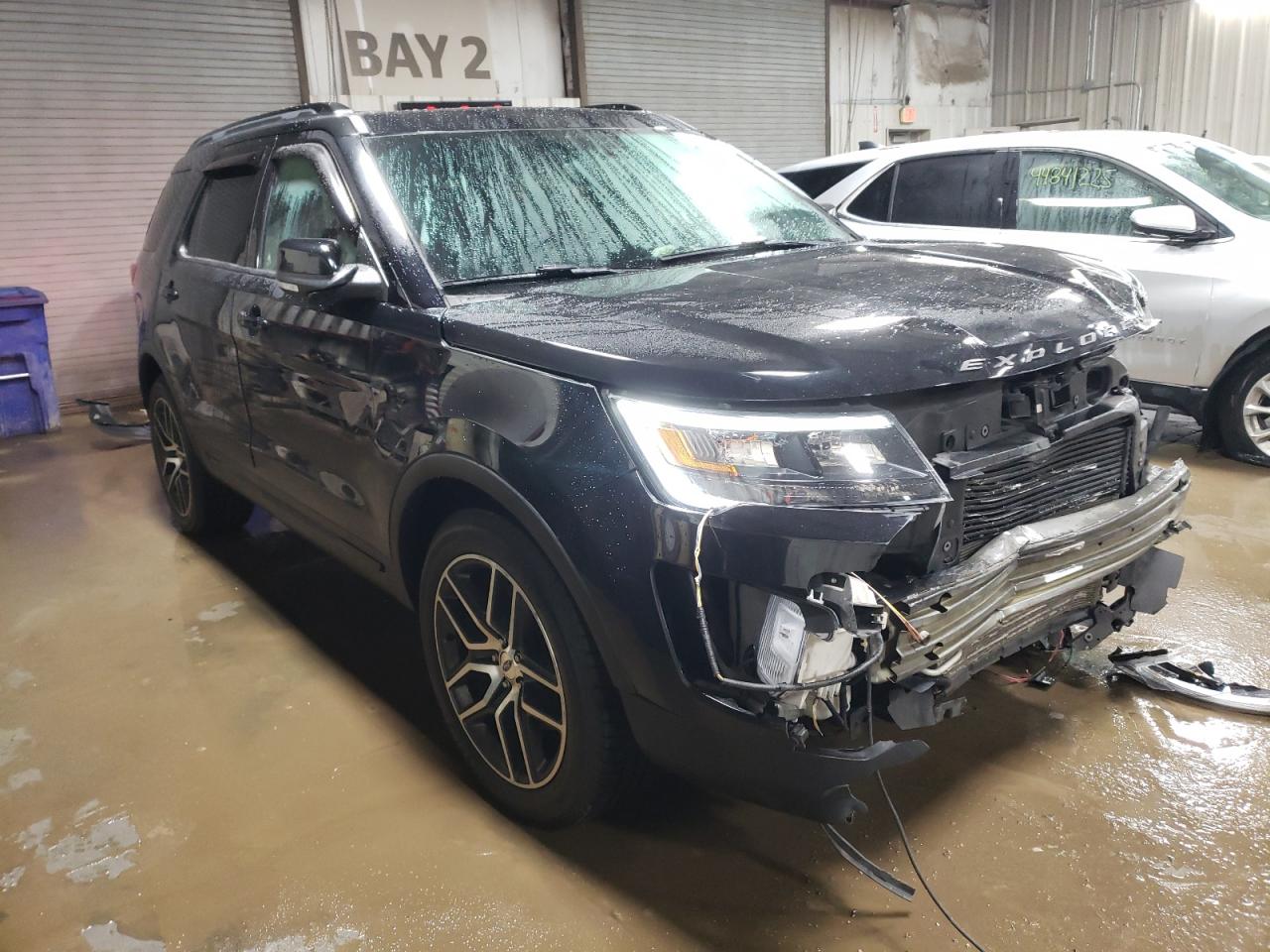 2017 Ford Explorer VIN 1FM5K8GT5HGD62838 Copart auction photo, front end damage thumbnail 4