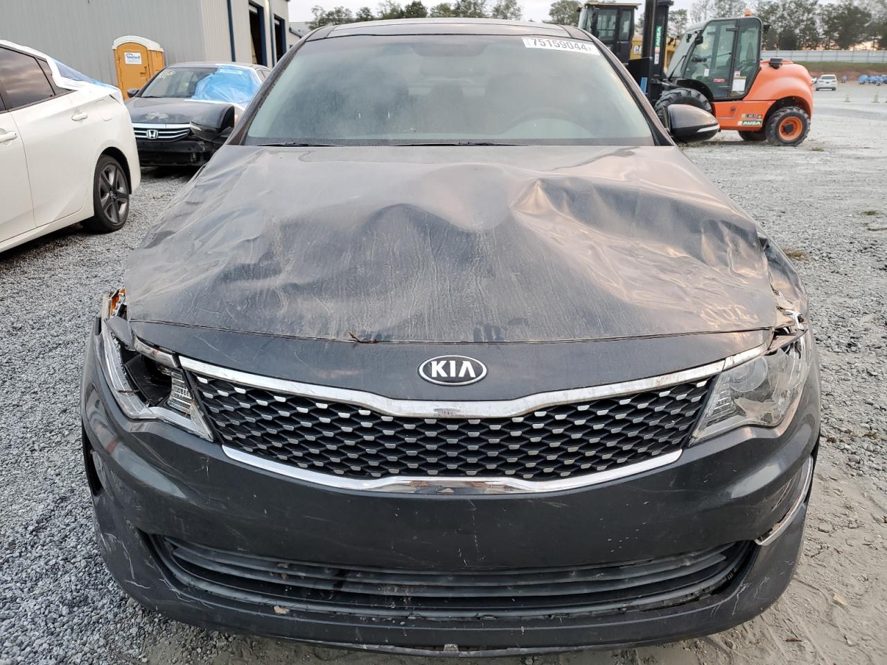 2016 KIA Optima VIN 5XXGU4L34GG101759 Copart auction photo, front end / minor dent/scratches damage thumbnail 5