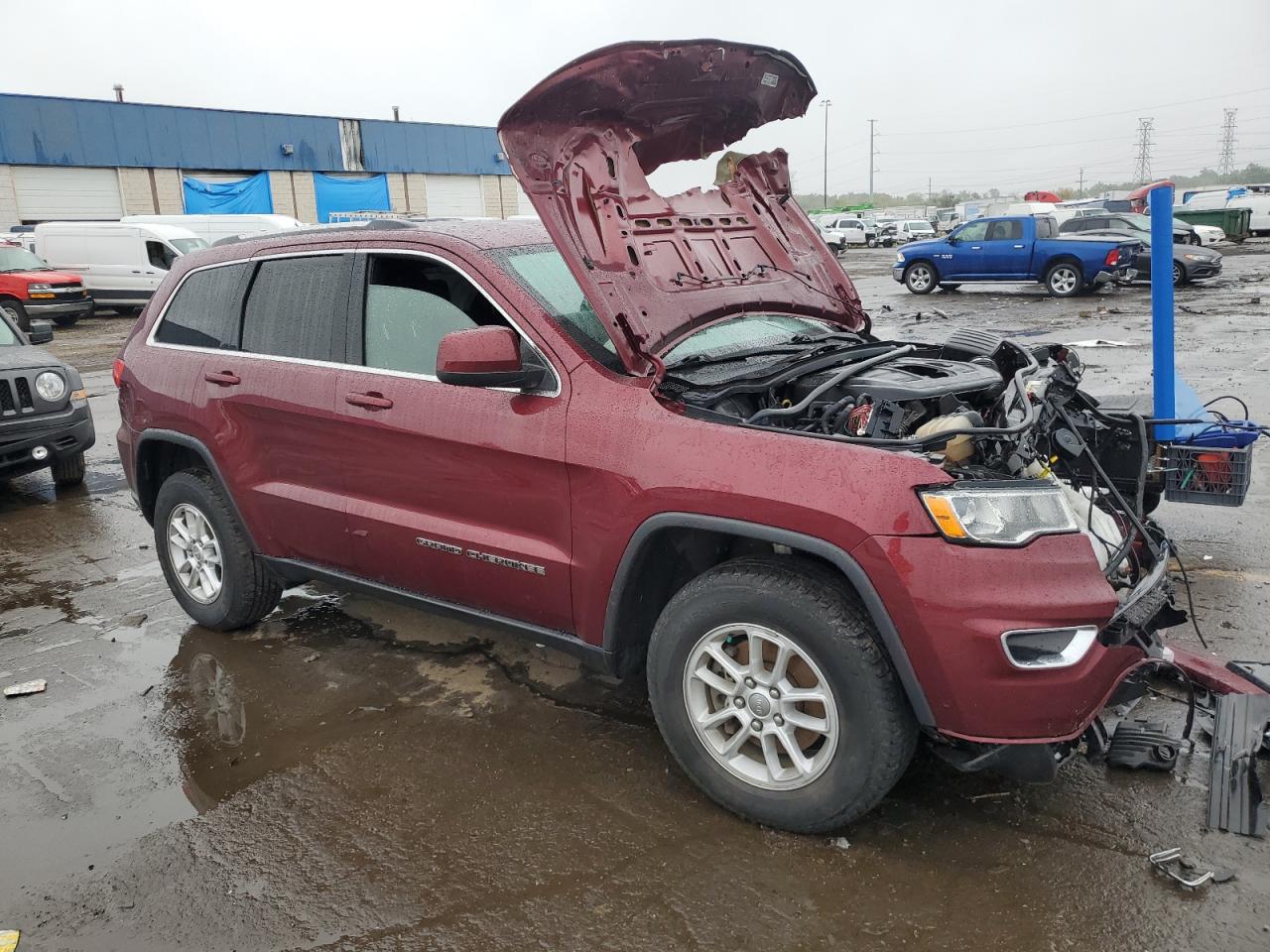 2018 Jeep Grand Cherokee VIN 1C4RJFAG2JC287490 Copart auction photo, front end damage thumbnail 4