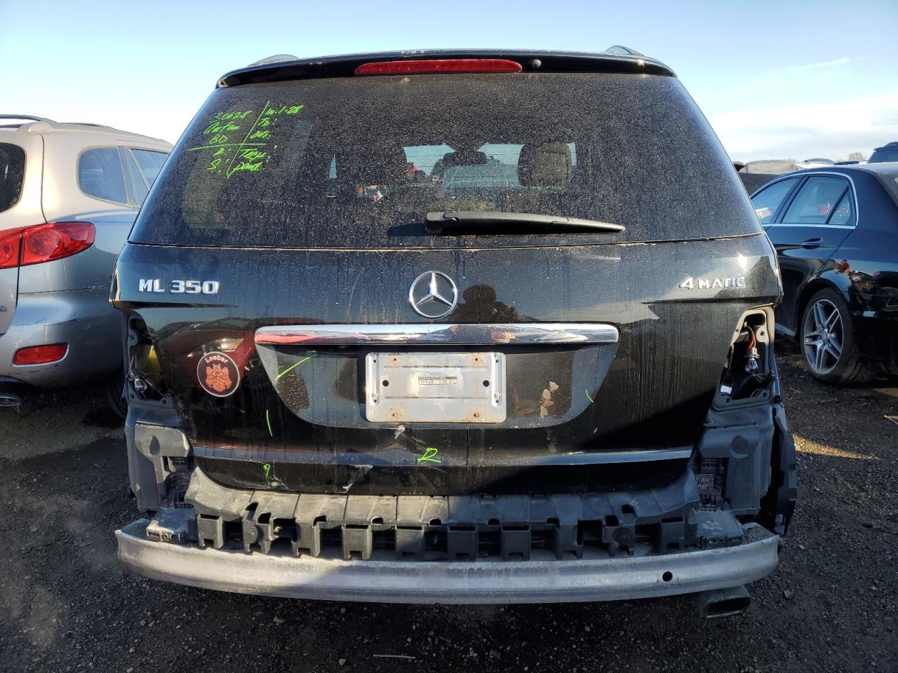 2011 Mercedes-Benz M-klasse VIN 4JGBB8GB7BA707680 Copart auction photo, rear end / front end damage thumbnail 6