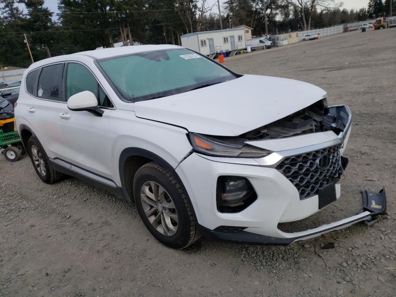 2019 Hyundai Santa Fe VIN 5NMS2CAD5KH074443 Copart auction photo, front end damage thumbnail 4