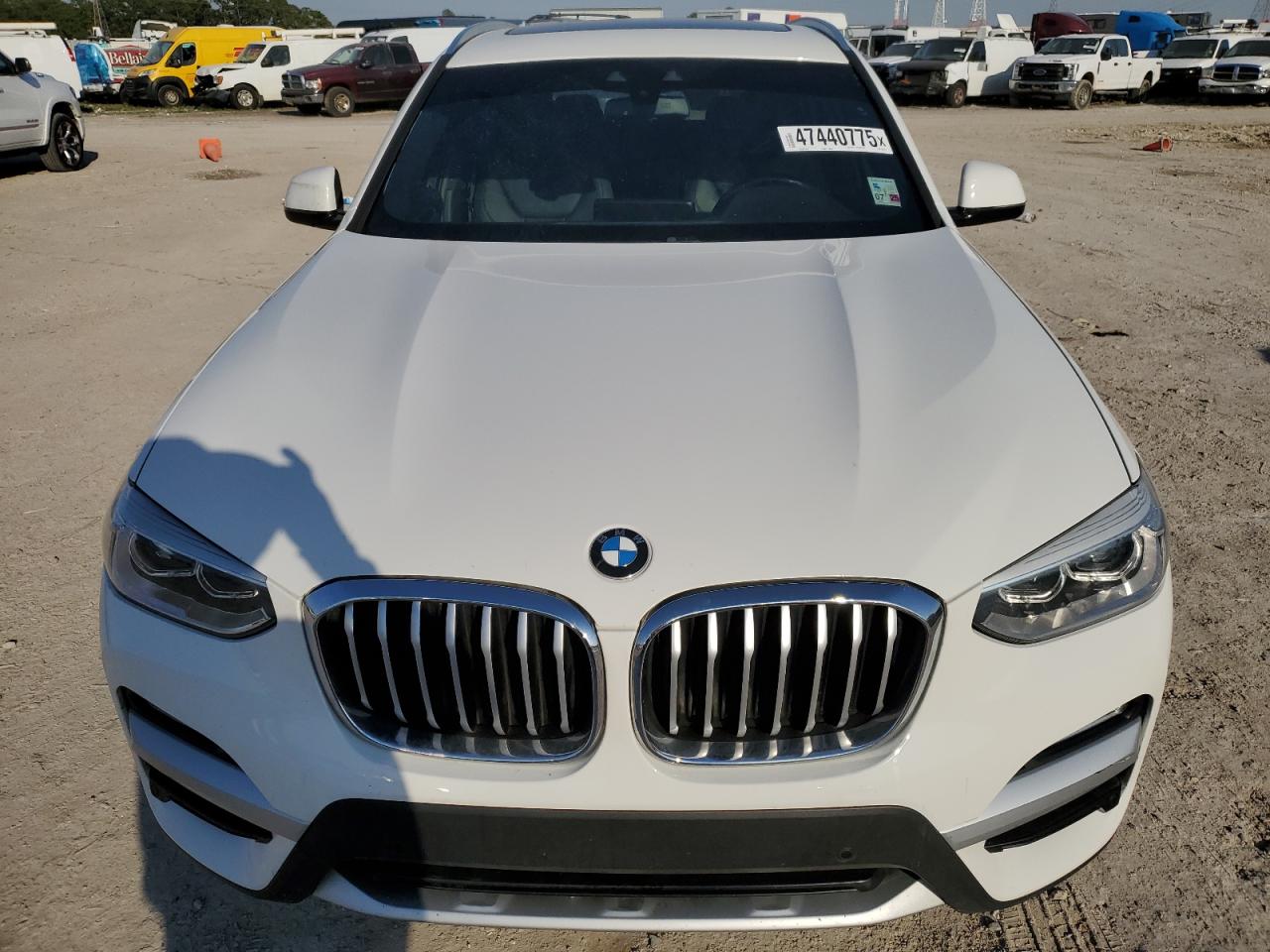 2018 BMW X3 VIN 5UXTR9C51JLD60751 Copart auction photo, water/flood / minor dent/scratches damage thumbnail 5