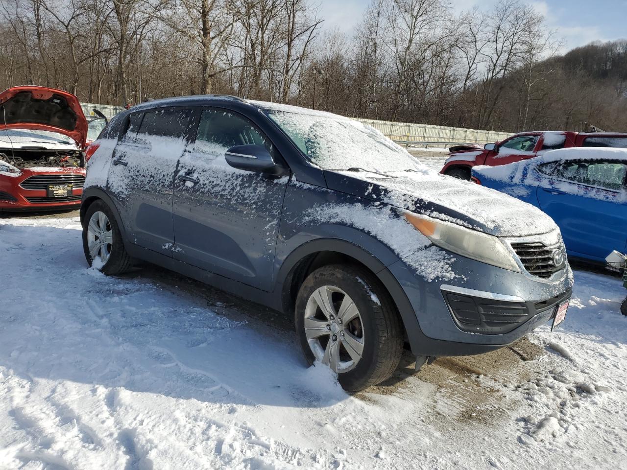 2011 KIA Sportage VIN KNDPB3A21B7050149 Copart auction photo, rear end / side damage thumbnail 4