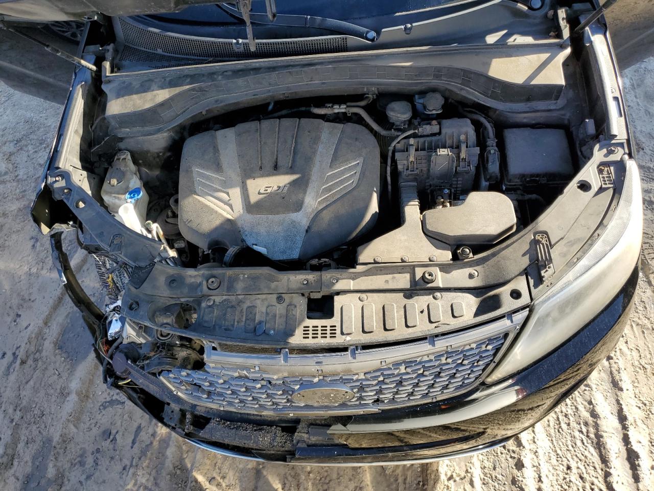 2014 KIA Sorento VIN 5XYKW4A77EG448389 Copart auction photo, front end damage thumbnail 12