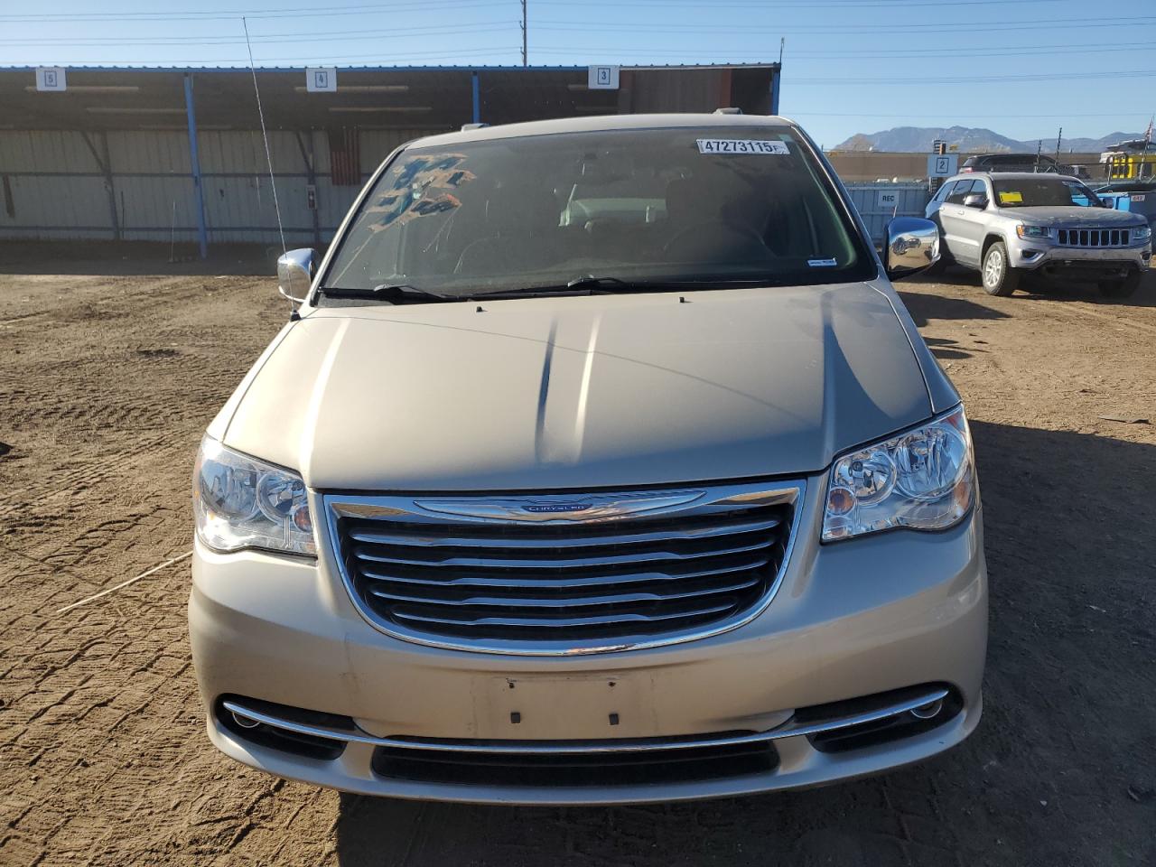 2015 Chrysler Town & Country VIN 2C4RC1CGXFR742594 Copart auction photo, side damage thumbnail 5