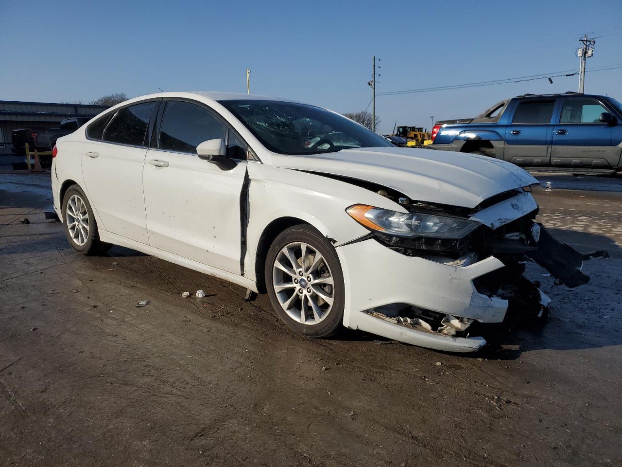 2017 Ford Fusion VIN 3FA6P0H73HR143856 Copart auction photo, front end damage thumbnail 4