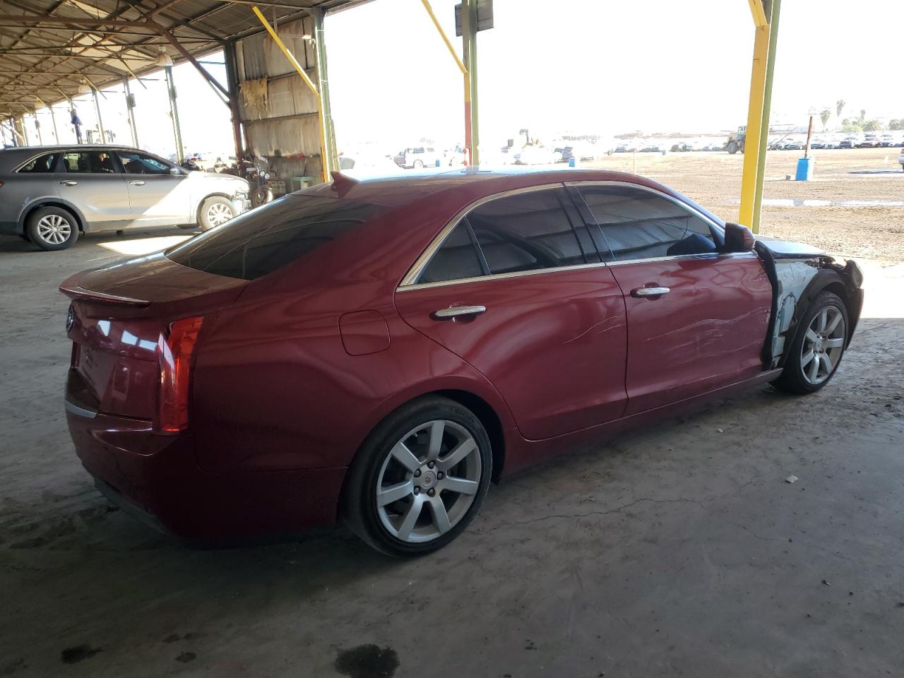 2013 Cadillac ATS VIN 1G6AA5RA0D0129116 Copart auction photo, side / front end damage thumbnail 3