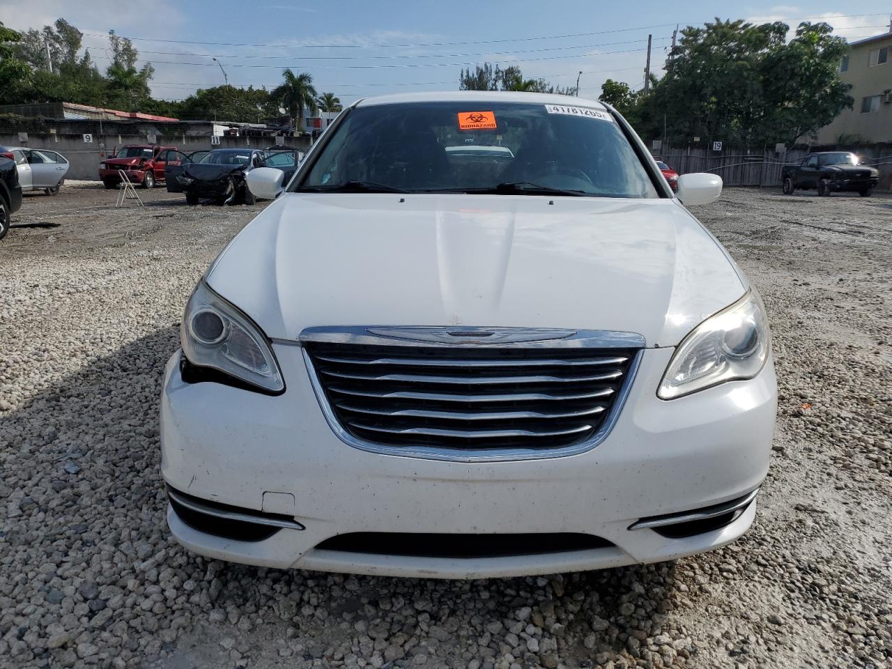 2012 Chrysler 200 VIN 1C3CCBAB8CN130412 Copart auction photo, rear end / front end damage thumbnail 5