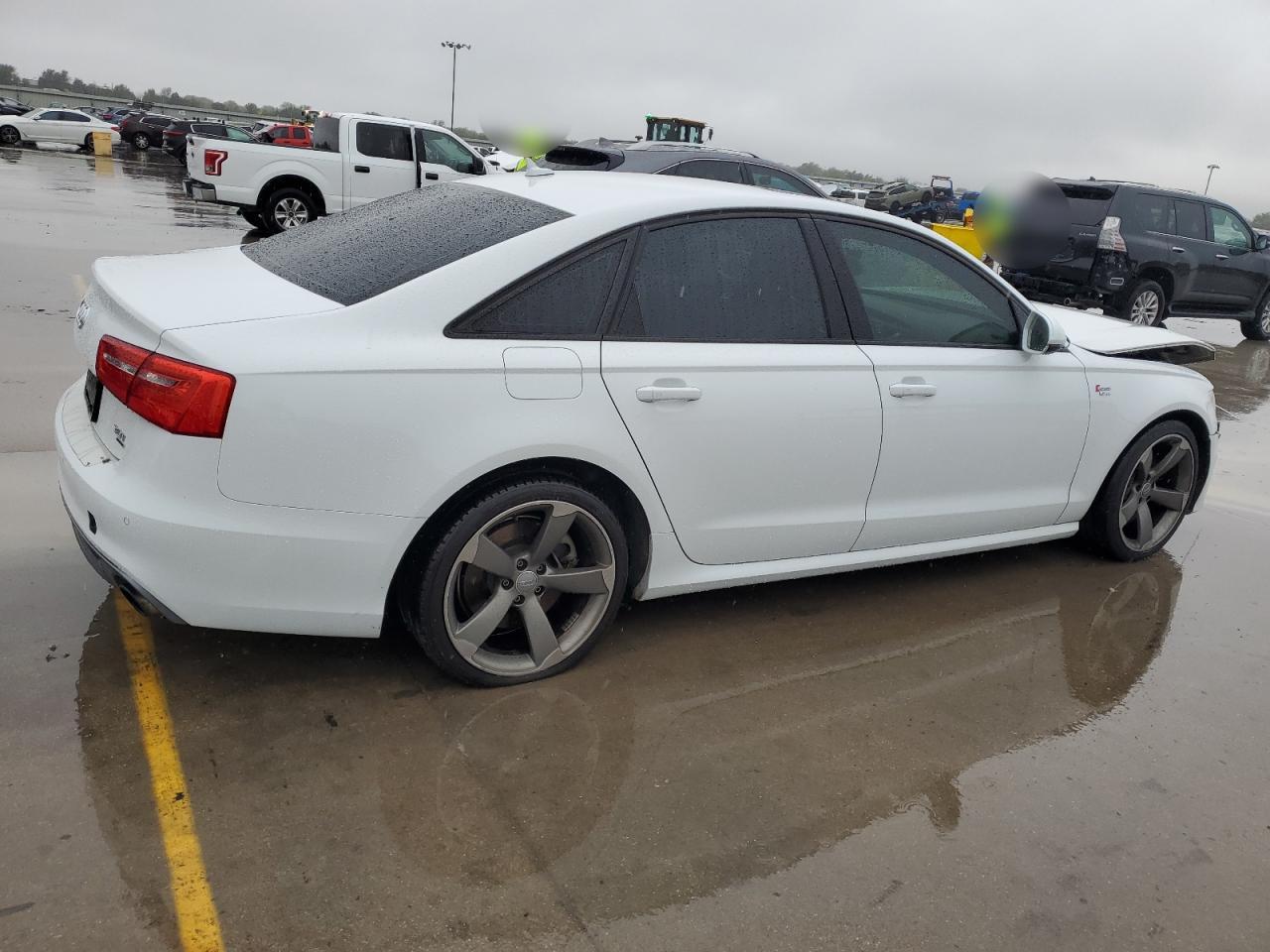 2014 Audi A6 VIN WAUHGAFC9EN113121 Copart auction photo, front end damage thumbnail 3