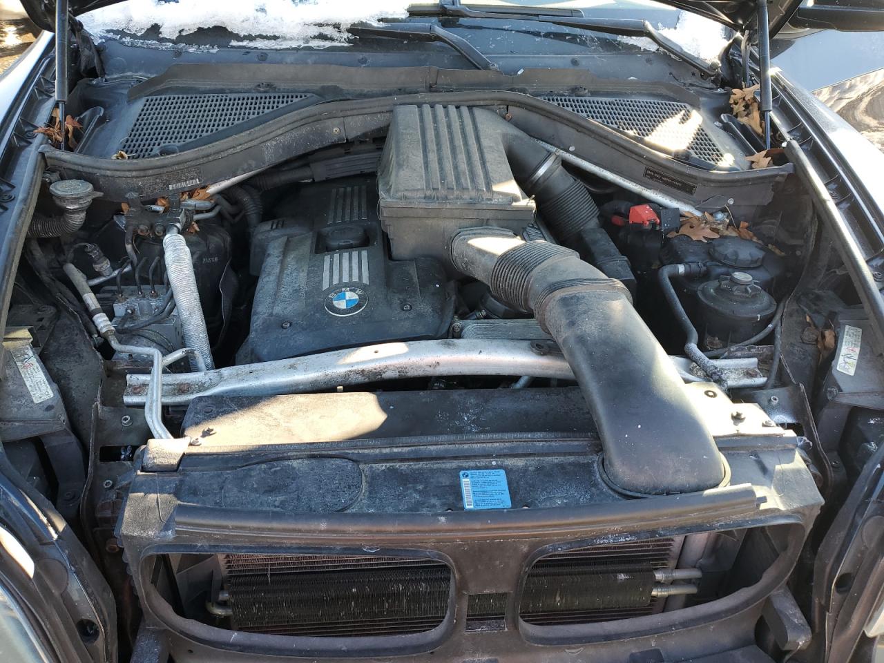 2009 BMW X5 VIN 5UXFE43559L274914 Copart auction photo, front end damage thumbnail 12