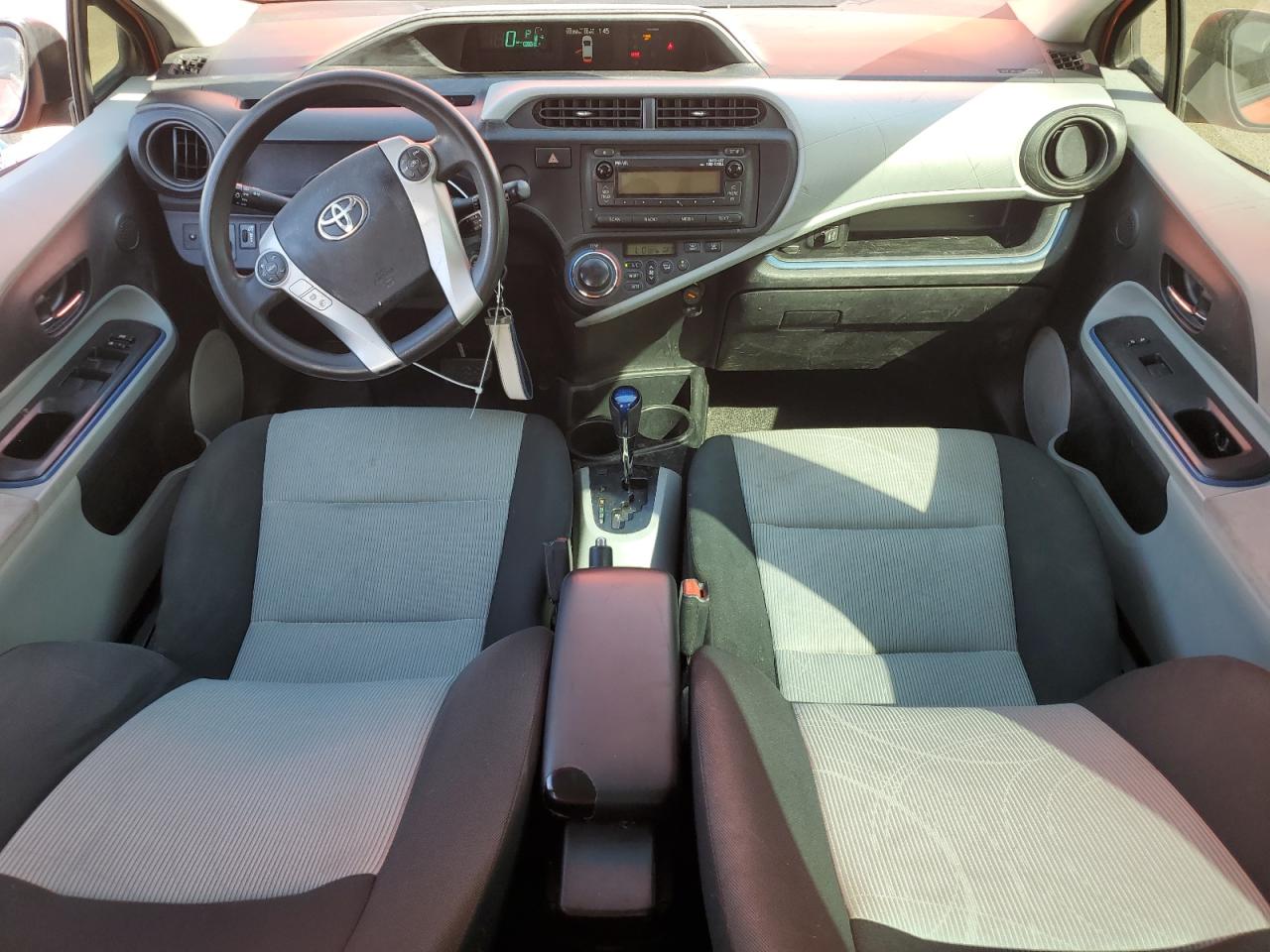 2012 Toyota Prius VIN JTDKDTB39C1020185 Copart auction photo, front end damage thumbnail 8