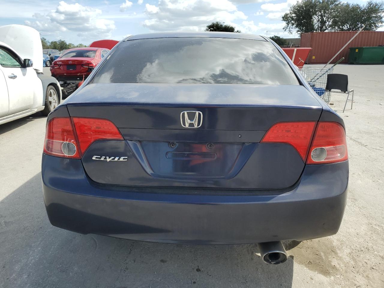 2008 Honda Civic VIN 2HGFA16548H502809 Copart auction photo, water/flood damage thumbnail 6
