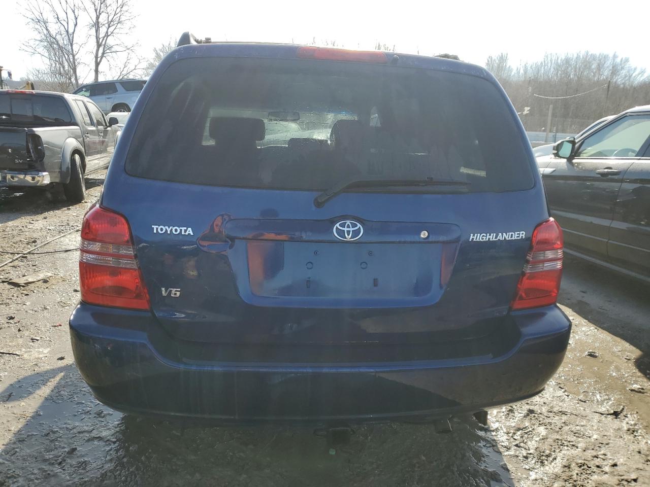 2002 Toyota Highlander VIN JTEHF21A120051901 Copart auction photo, front end / side damage thumbnail 6