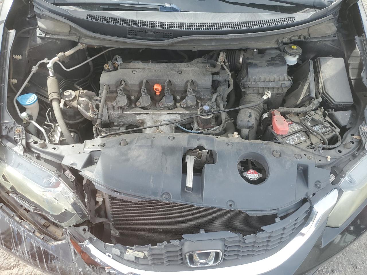 2013 Honda Civic VIN 2HGFB2F5XDH301509 Copart auction photo, front end damage thumbnail 11