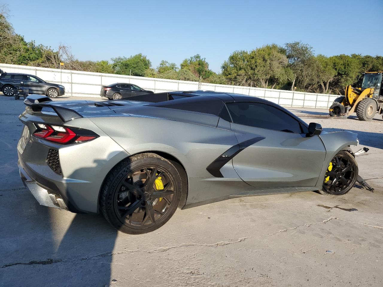 2022 Chevrolet Corvette VIN 1G1YC3D42N5107420 Copart auction photo, front end damage thumbnail 3