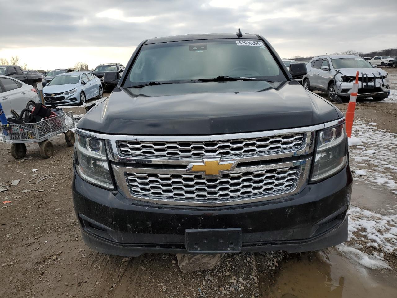 2015 Chevrolet Tahoe VIN 1GNSKBKC0FR579914 Copart auction photo, side damage thumbnail 5