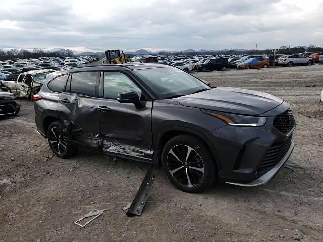2021 Toyota Highlander VIN 5TDLZRBH4MS111888 Copart auction photo, side damage thumbnail 12