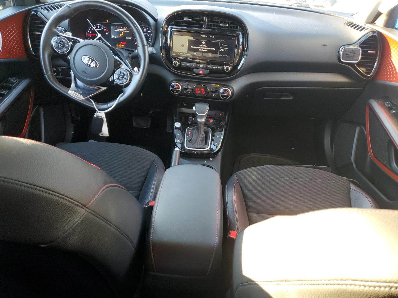 2021 KIA Soul VIN KNDJ53AF2M7742178 Copart auction photo, all over damage thumbnail 8