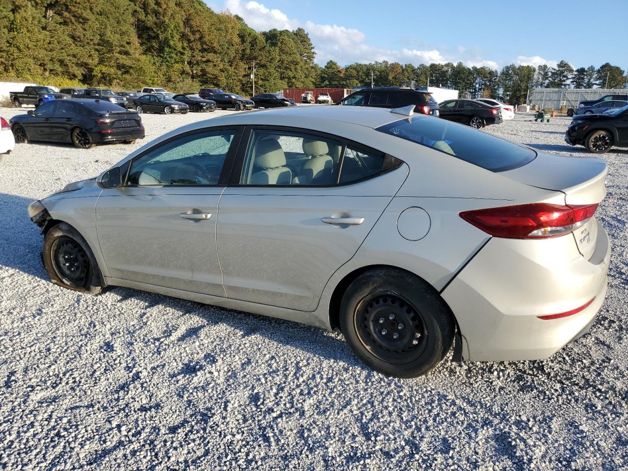 2017 Hyundai Elantra VIN 5NPD74LF1HH201957 Copart auction photo, all over damage thumbnail 2