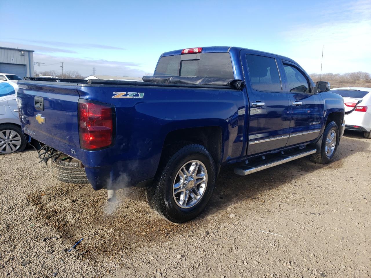 2014 Chevrolet Silverado VIN 3GCUKSECXEG400967 Copart auction photo, rear end damage thumbnail 3