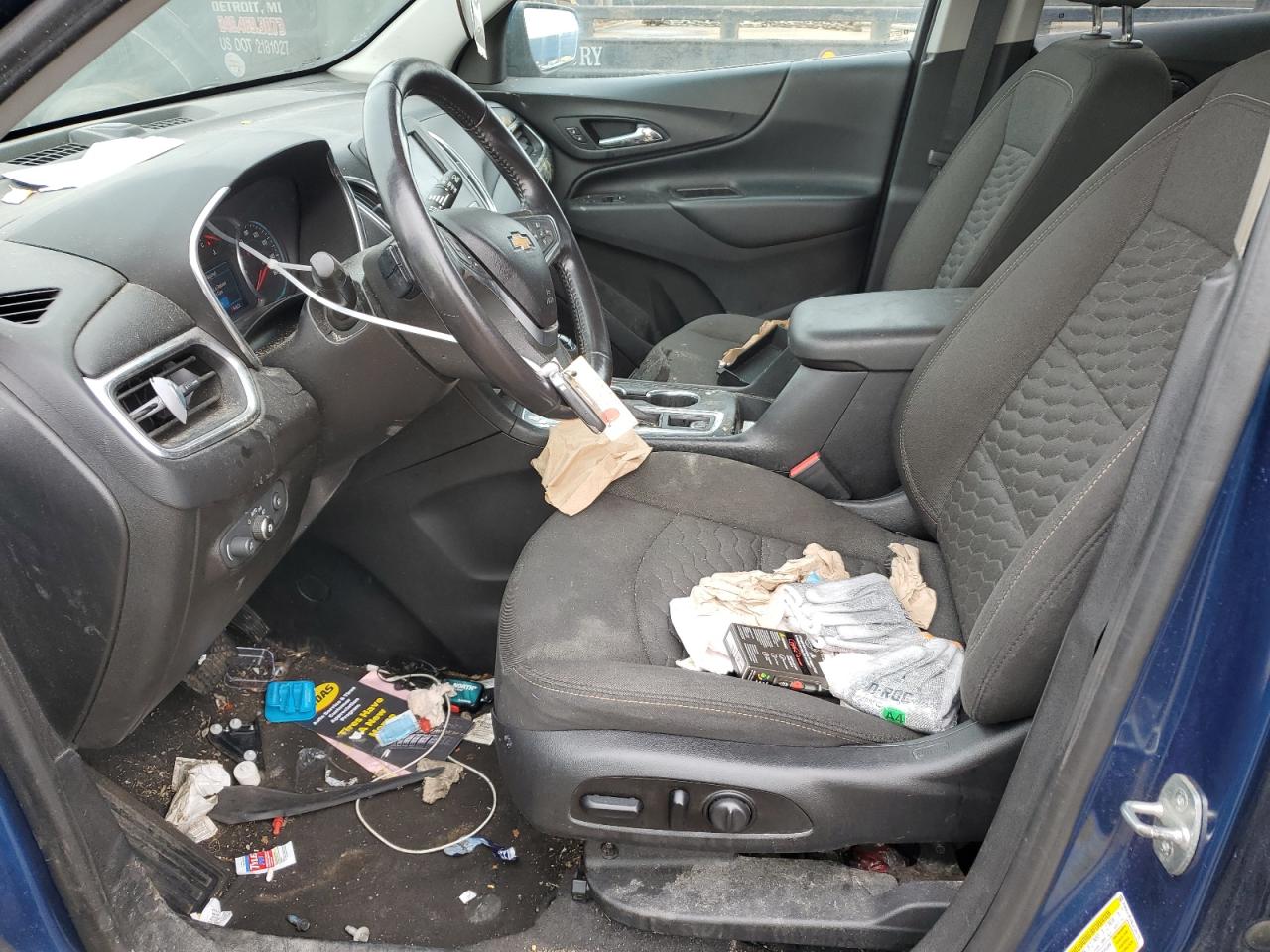 2020 Chevrolet Equinox VIN 2GNAXJEV8L6125731 Copart auction photo, front end / side damage thumbnail 7