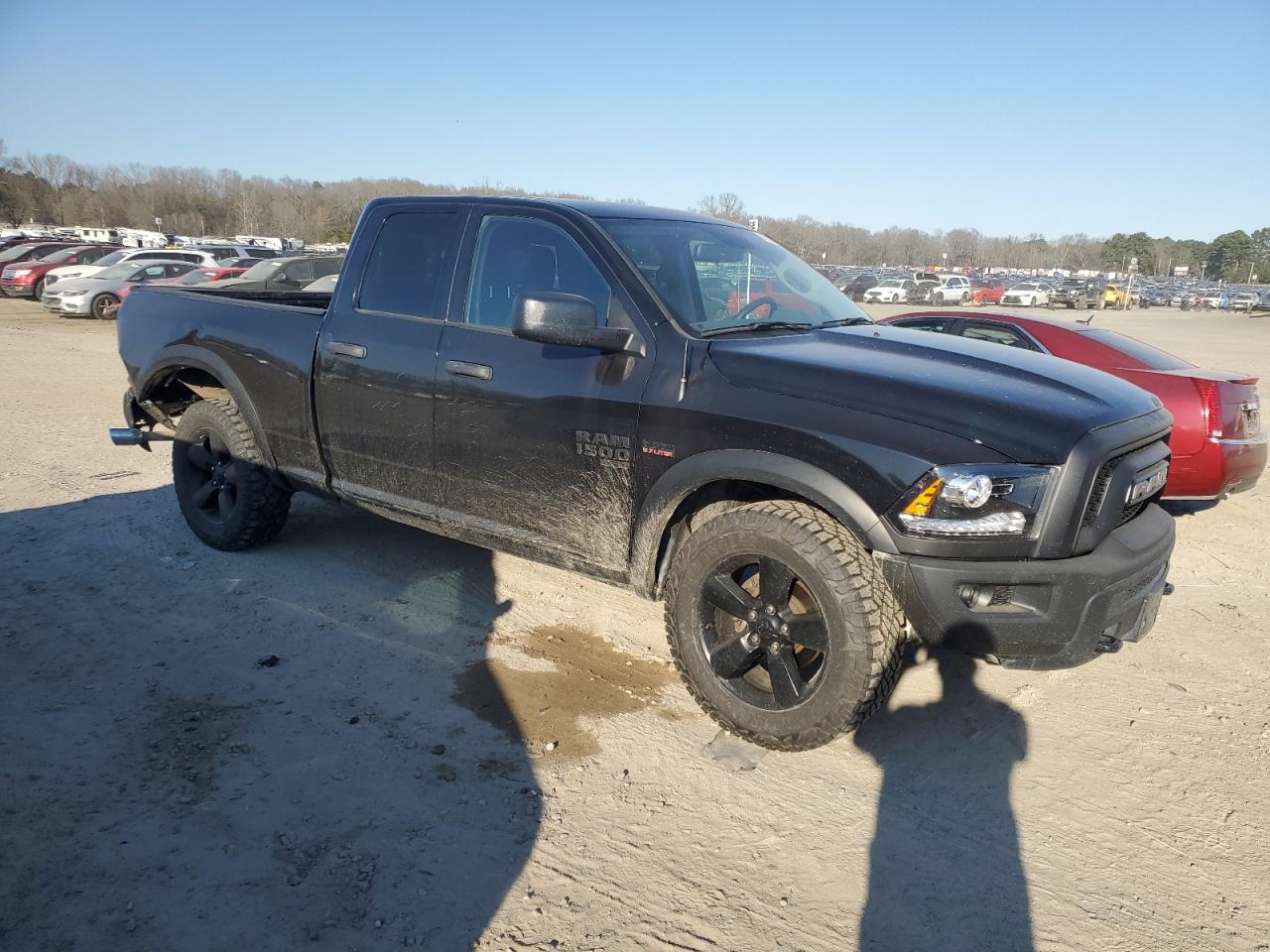 2020 RAM 1500 VIN 1C6RR7GT3LS159469 Copart auction photo, rear end / minor dent/scratches damage thumbnail 4