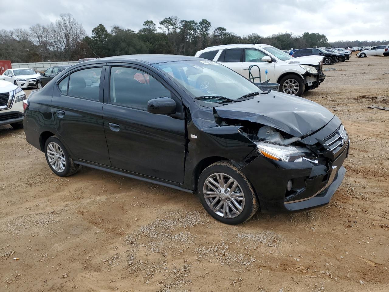 2024 Mitsubishi Mirage VIN ML32FUFJ0RHF06205 Copart auction photo, front end damage thumbnail 4