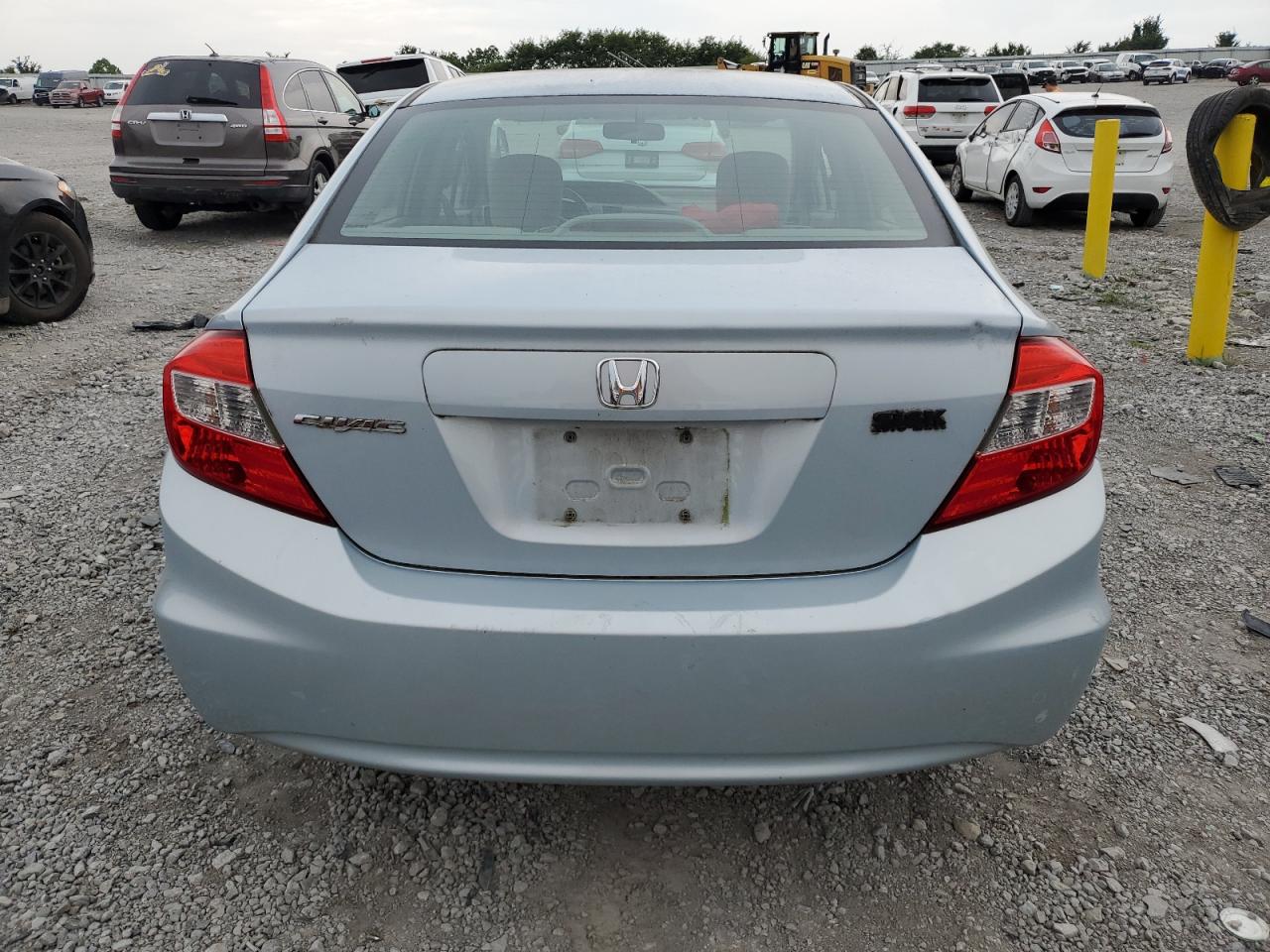 2012 Honda Civic VIN 19XFB2F57CE020633 Copart auction photo, front end / minor dent/scratches damage thumbnail 6