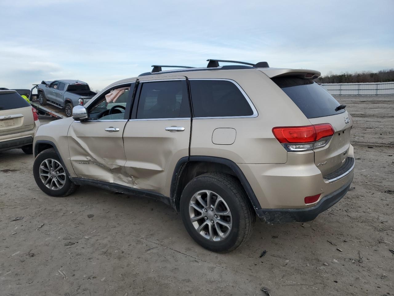 2015 Jeep Grand Cherokee VIN 1C4RJFBG6FC684741 Copart auction photo, side / minor dent/scratches damage thumbnail 2