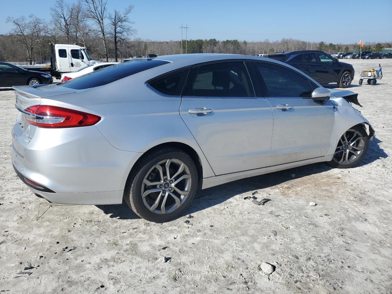 2017 Ford Fusion VIN 3FA6P0HD3HR397590 Copart auction photo, front end damage thumbnail 3