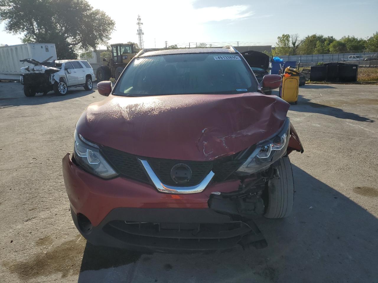 2017 Nissan Rogue VIN JN1BJ1CP9HW035782 Copart auction photo, front end / side damage thumbnail 5